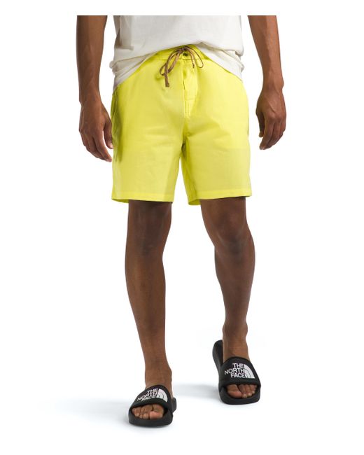 The North Face Yellow Class V Ripstop Shorts for men