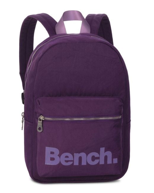 Bench Purple . Backpack Violet