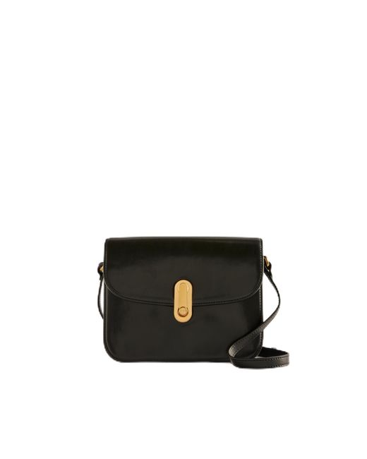Ted Baker Black Kkayli-polished Leather Satchel Bag