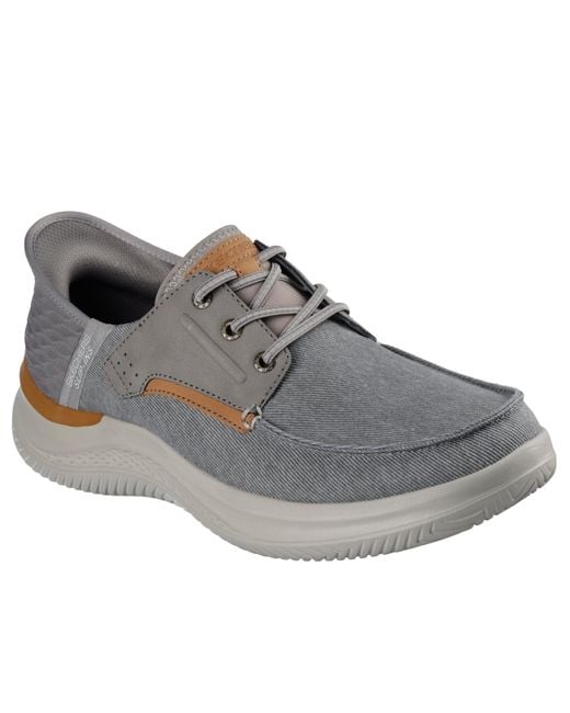 Hands-Free Slip-ins Hasting-Niko di Skechers in Gray da Uomo