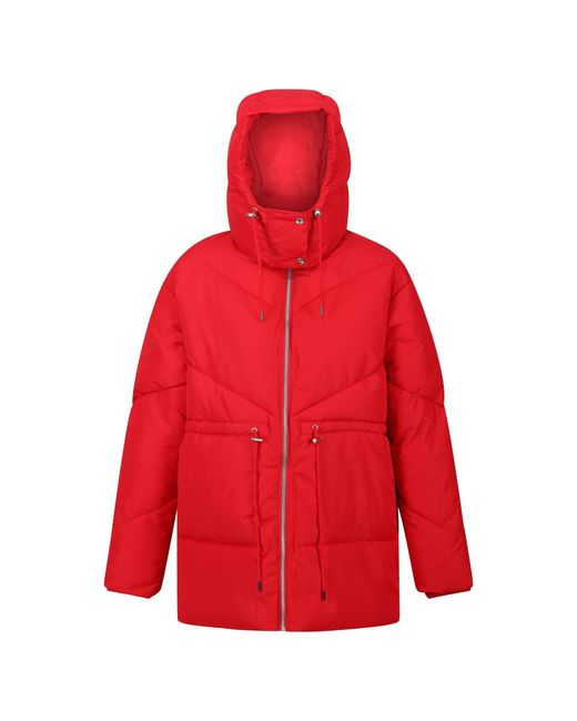 Regatta Red S Rurie Hooded Padded Insulated Jacket Coat