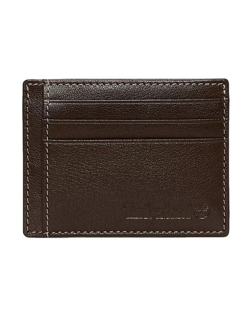 Timberland Milled Card Wallet Brown One Size Brown for men