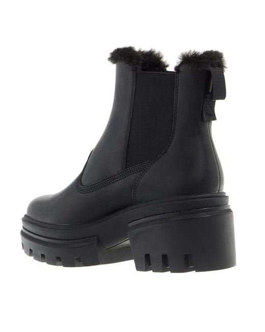 Timberland Black Everleigh Mid Warm Lined Fashion Boot