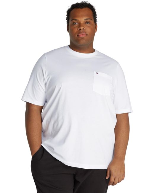Tommy Hilfiger White Bt-pocket Tee-b S/s T-shirt for men