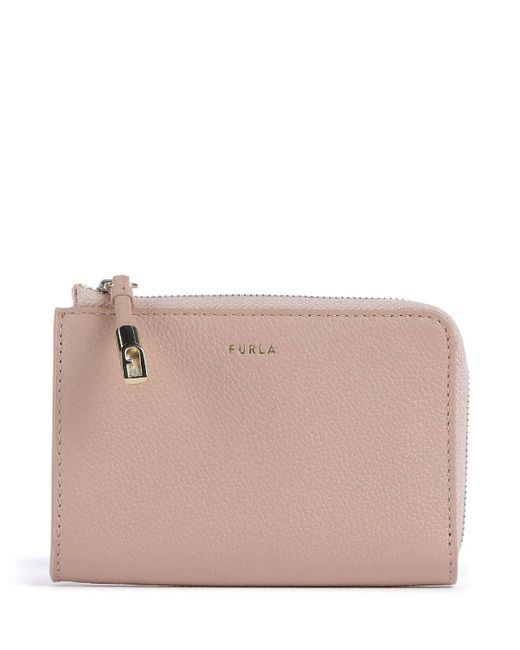 Porte-cartes de crédit Drop Cipria Furla en coloris Pink