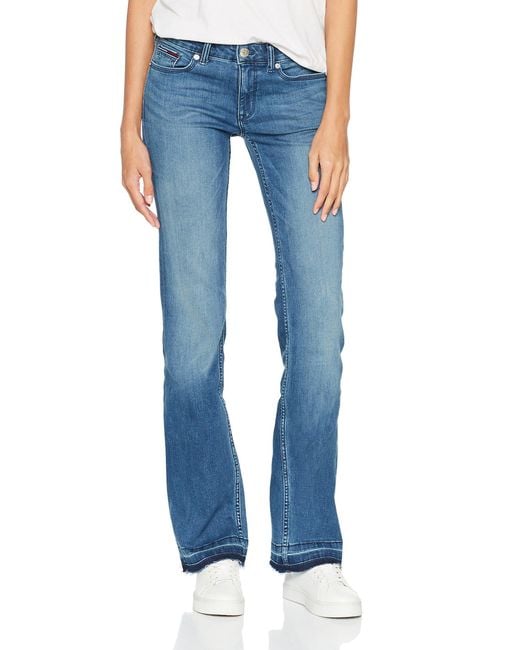 Tommy Hilfiger Low Rise Boot Sophie Bootcut Jeans in Blue | Lyst UK