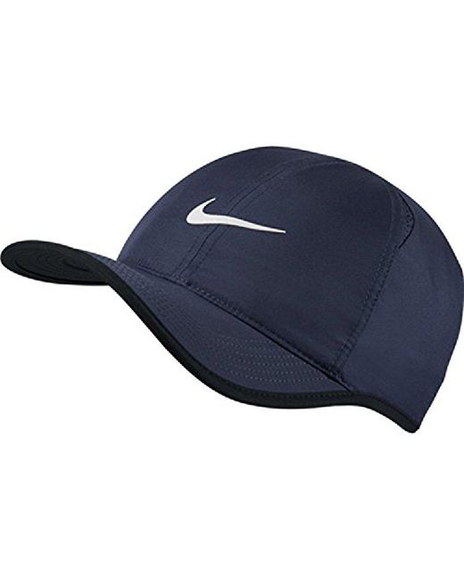 nike visor navy blue