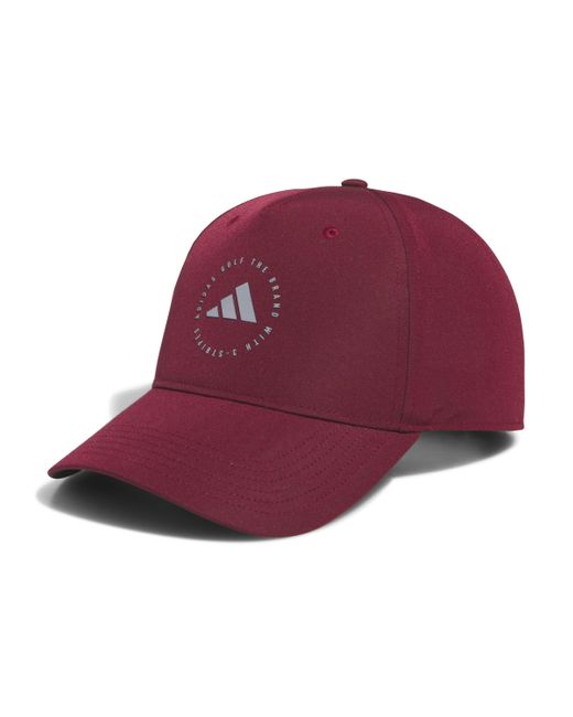 Adidas Red Golf Performance Hat Cap for men