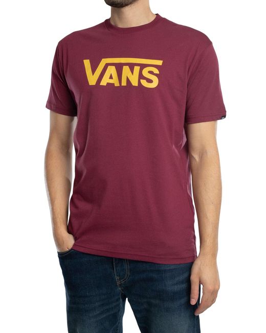 Vans Klassisches T-Shirt Mit Logo-Grafik in Purple für Herren
