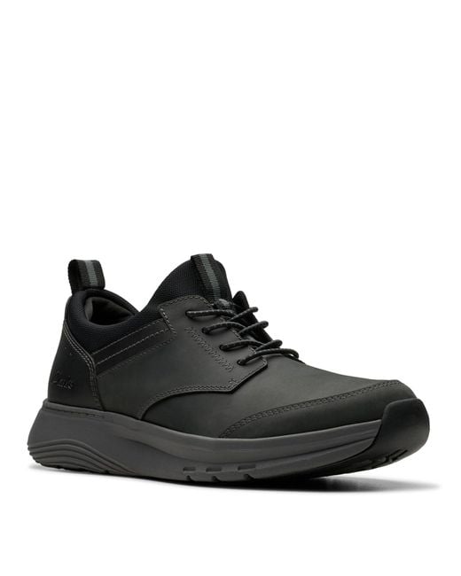 Clarks Black S Motion Trek Ez Shoes for men
