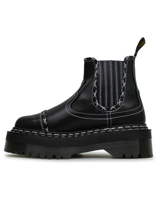 Dr. Martens 2976 Quad Strap Wanama Leather Black Boots 7 Uk