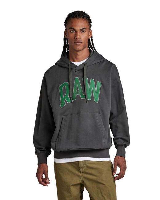 G-Star RAW University Oversized Hoodie in Green für Herren