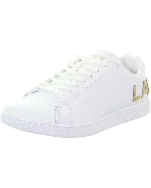 Lacoste Carnaby Evo 120 6 Us SFA Sneaker in Weiß - Sparen Sie 25% - Lyst