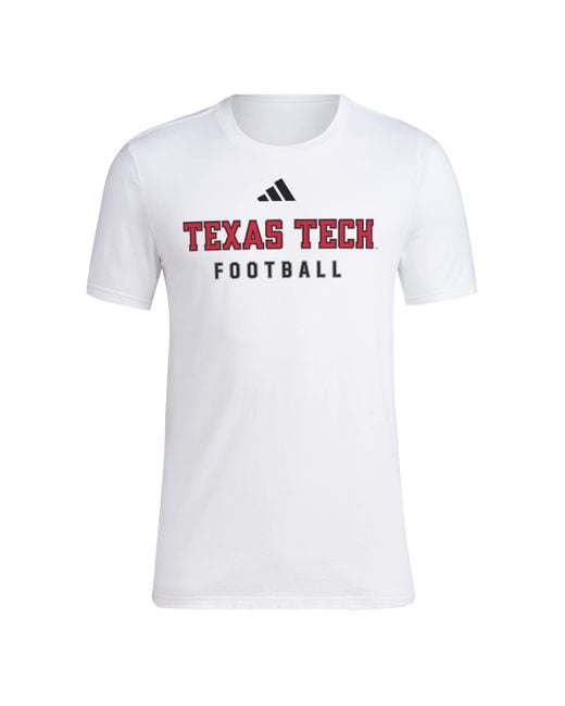 Adidas White Ncaa 25/26 Team Graphic T-shirt for men
