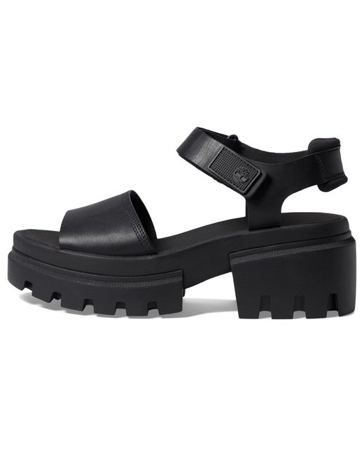 Timberland Black Everleigh Ankle Strap