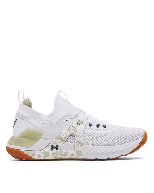 Under Armour Project Rock 4 Camo Trainers 3025143 Sneakers Schuhe in White für Herren
