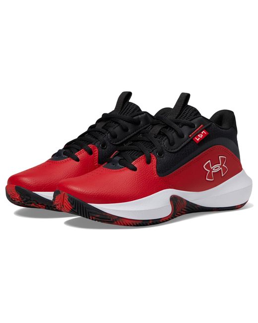 Under Armour Red GS Lockdown 7 Basketball Shoes EU 36 1/2
