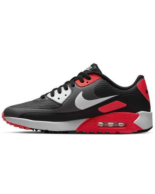 Nike Red Air Max 90 G Waterproof Golf Shoes Trainers for men