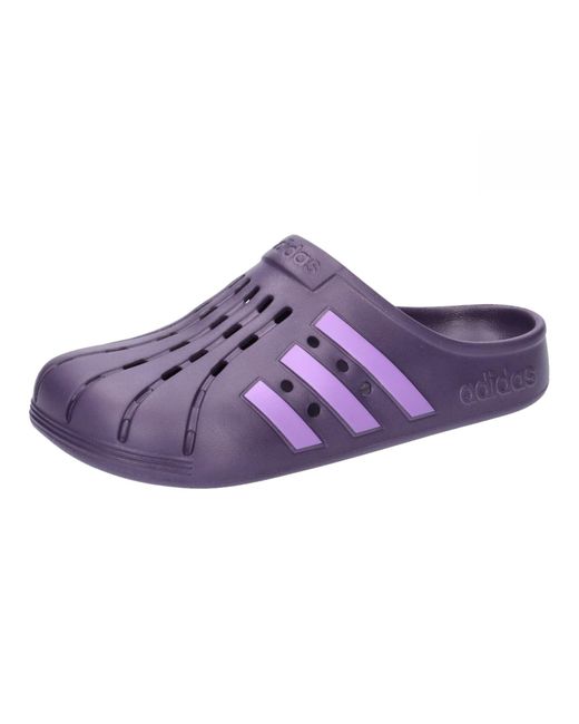 Adilette Clogs di Adidas in Purple