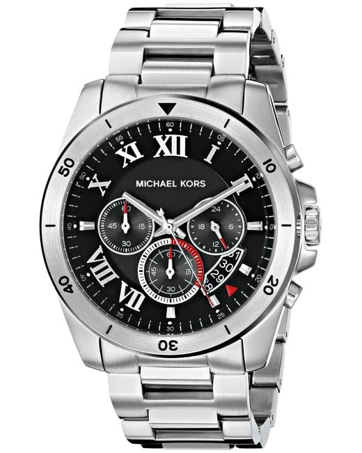 Michael Kors S Brecken Chronograph Watch Mk8437 in Grey for Men Lyst UK
