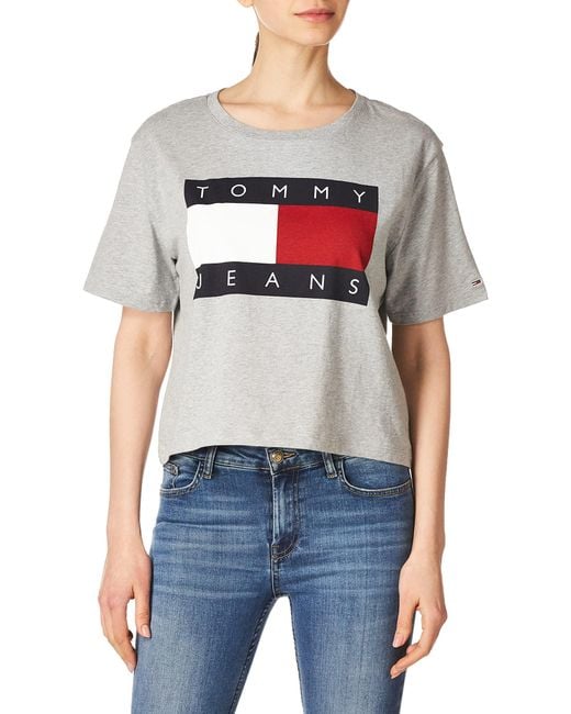 Tommy hilfiger flag sales t shirt womens