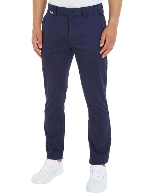 Tommy Hilfiger Blue Tommy Jeans Chinos Austin Stretch for men