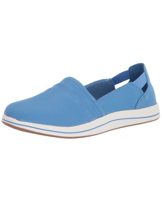 Clarks Rubber Breeze Step Loafer in Blue - Lyst