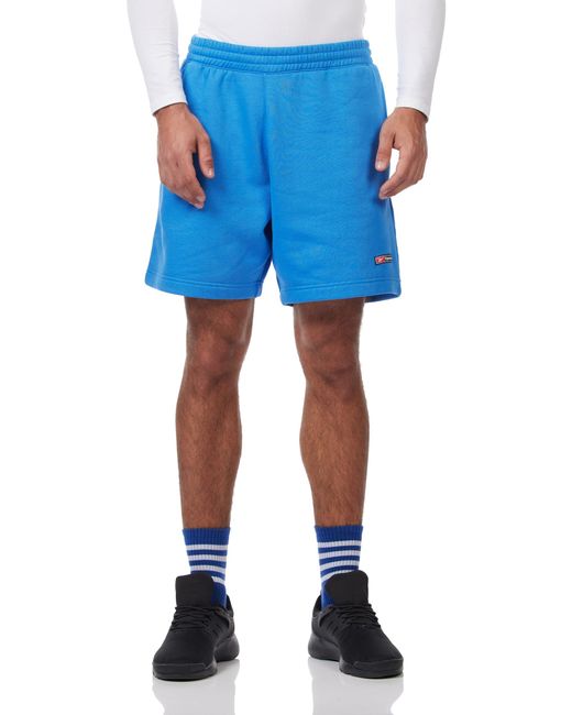 Reebok Blue Id Energy-vector Remix Shorts for men