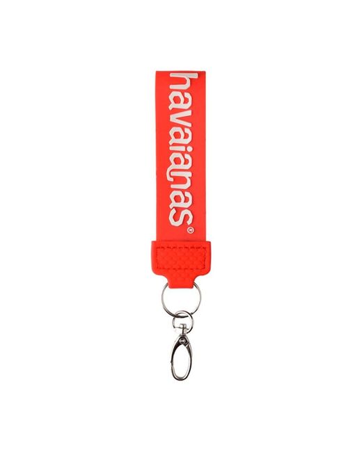 Havaianas Red Keychain Rubber