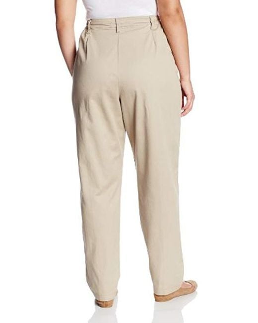 Lee Jeans Plus-size Relaxed Fit Side Elastic Pant, Taupe, 22w