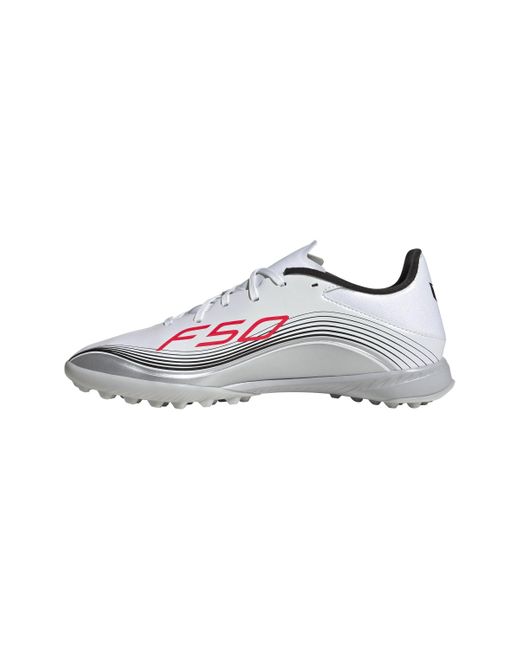 F50 Messi League Firm Multi Ground Football Boots di Adidas in White
