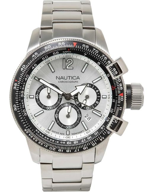 Orologio Cronografo Uomo Pacific Beach trendy cod. NAPBFCF04 di Nautica in Gray da Uomo