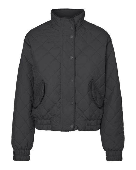 Vero Moda Black VMVILMA Short Jacket ENT Steppjacke