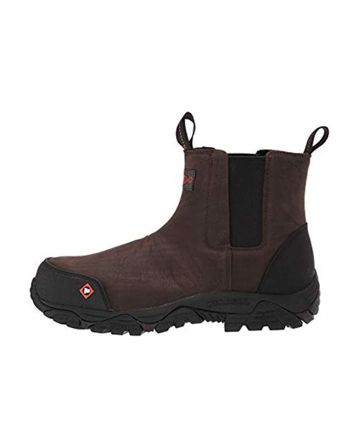 men's moab rover pull on comp toe work boot