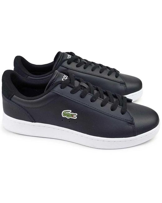 Black lacoste sneakers sales