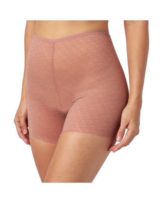 Triumph Pink Signature Sheer Shorts Toasted Almond