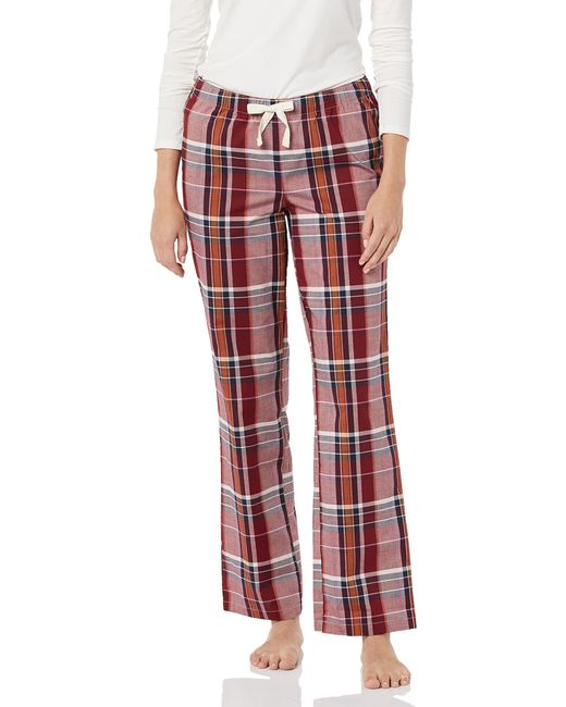 Amazon Essentials Poplin Slaapbroek in het Red