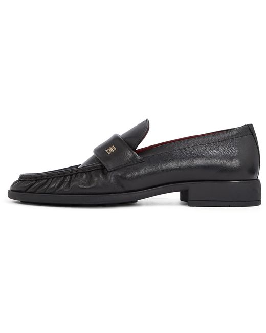 Mocasín Mujer Soft Nappa Pleated Toe con tacón bajo de Tommy