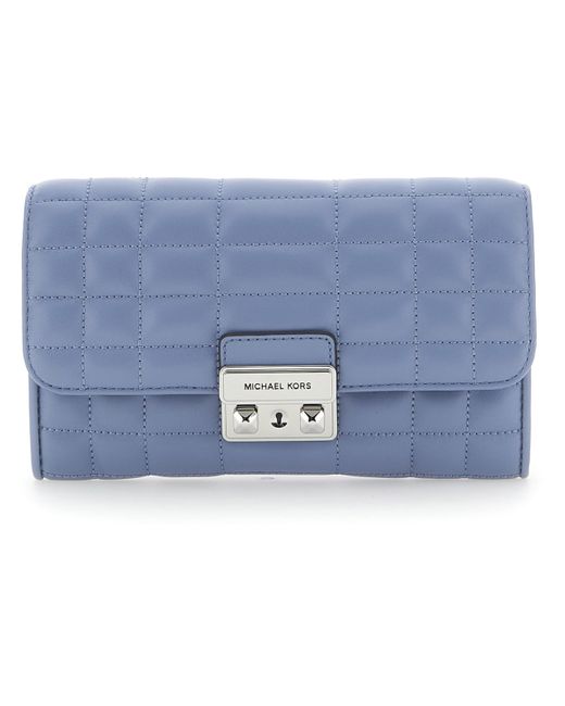 Michael Kors Blue LG WLLT ON CHN XBODY Hand Bag