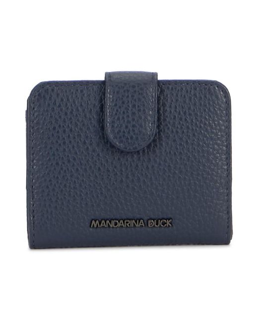 Mellow Leather Wallet di Mandarina Duck in Blue
