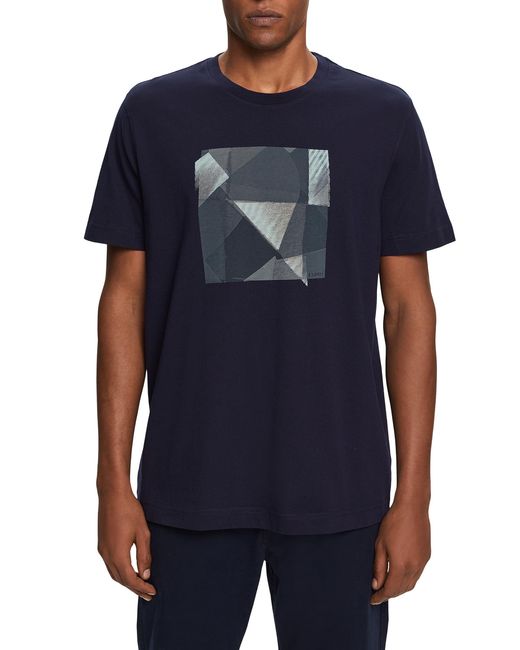 Esprit Blue 073ee2k308 T-shirt for men