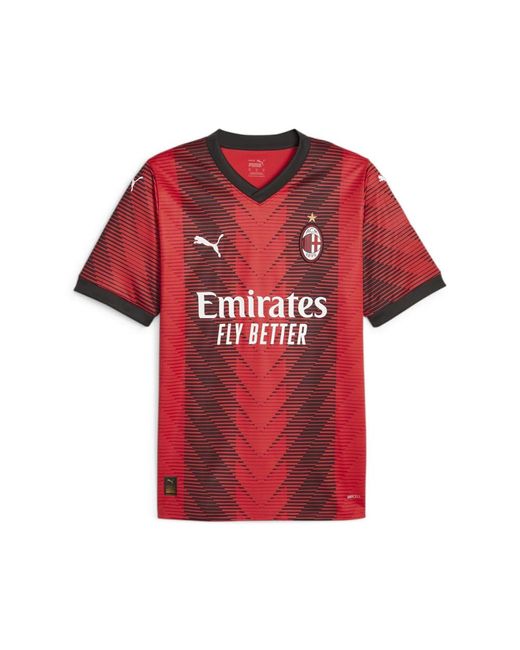 PUMA Red Ac Milan Home Jersey 23/24 for men