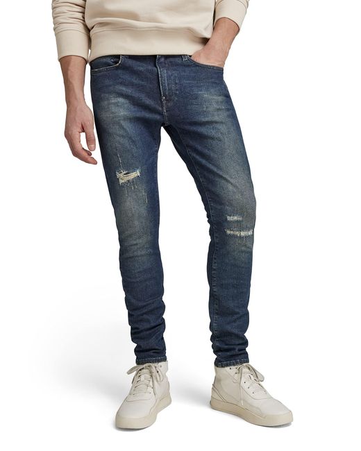 Revend FWD Skinny Jeans di G-Star RAW in Blue da Uomo