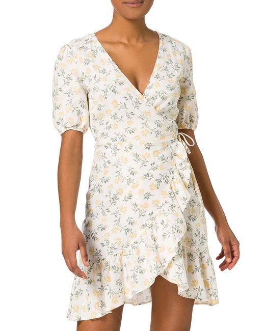 robe portefeuille lin