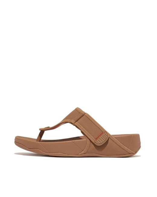 Fitflop Trakk Ii S Water resistant Toe post Sandals in Brown for Men Lyst UK
