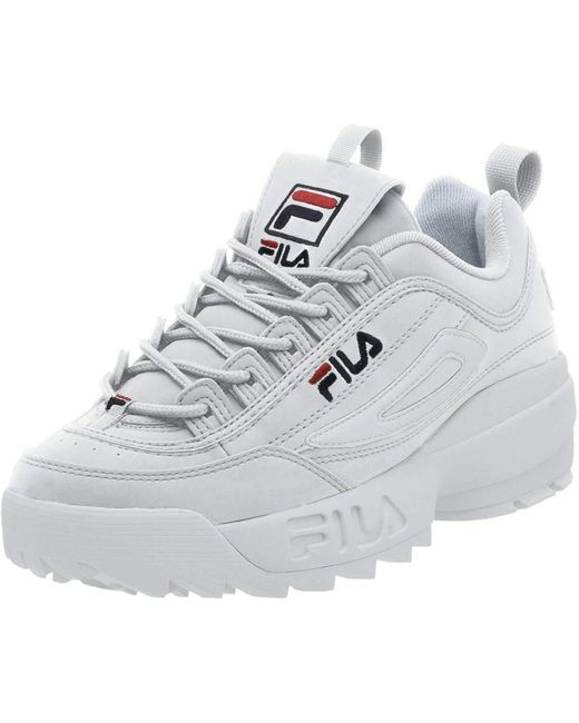fila white tennis shoes