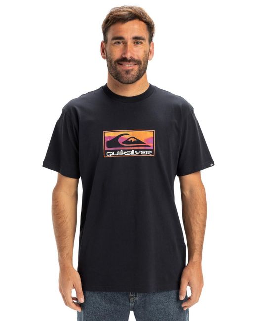 Quiksilver Ev Gradient Box Ss T-Shirt in Black für Herren