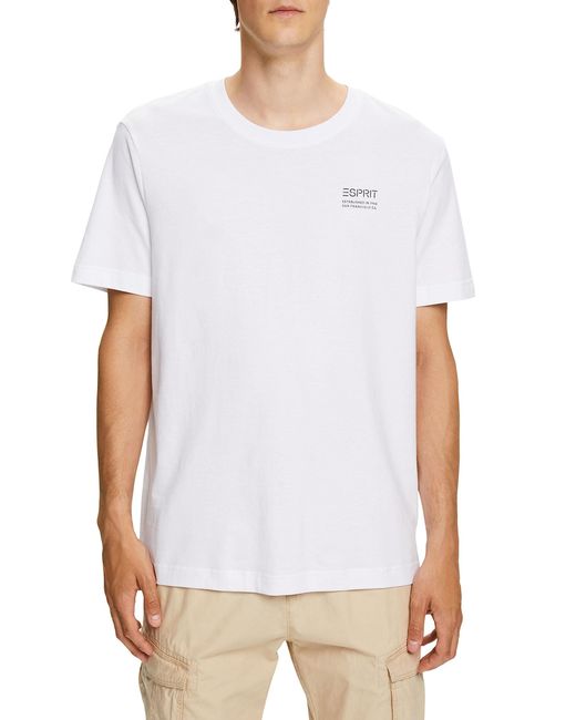 073ee2k321 Camiseta Esprit de hombre de color White