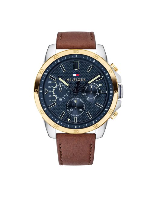 Tommy Hilfiger Blue Stainless Steel for men