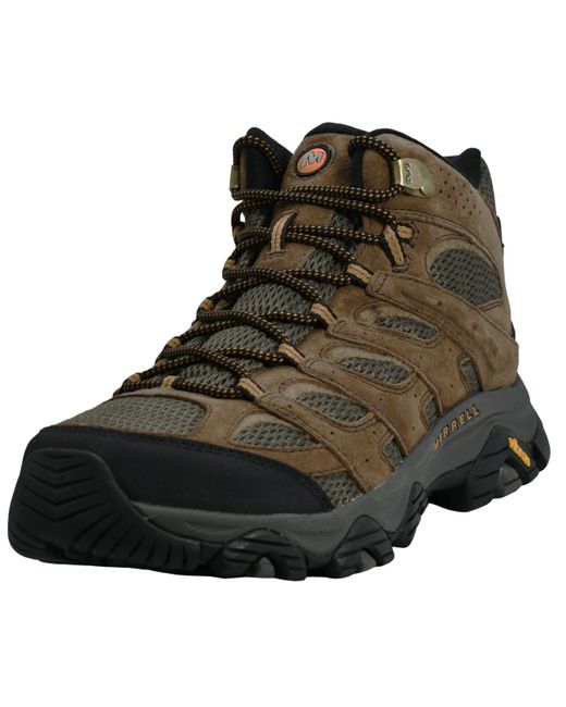 Merrell Moab 3 Mid Wanderstiefel in Black für Herren